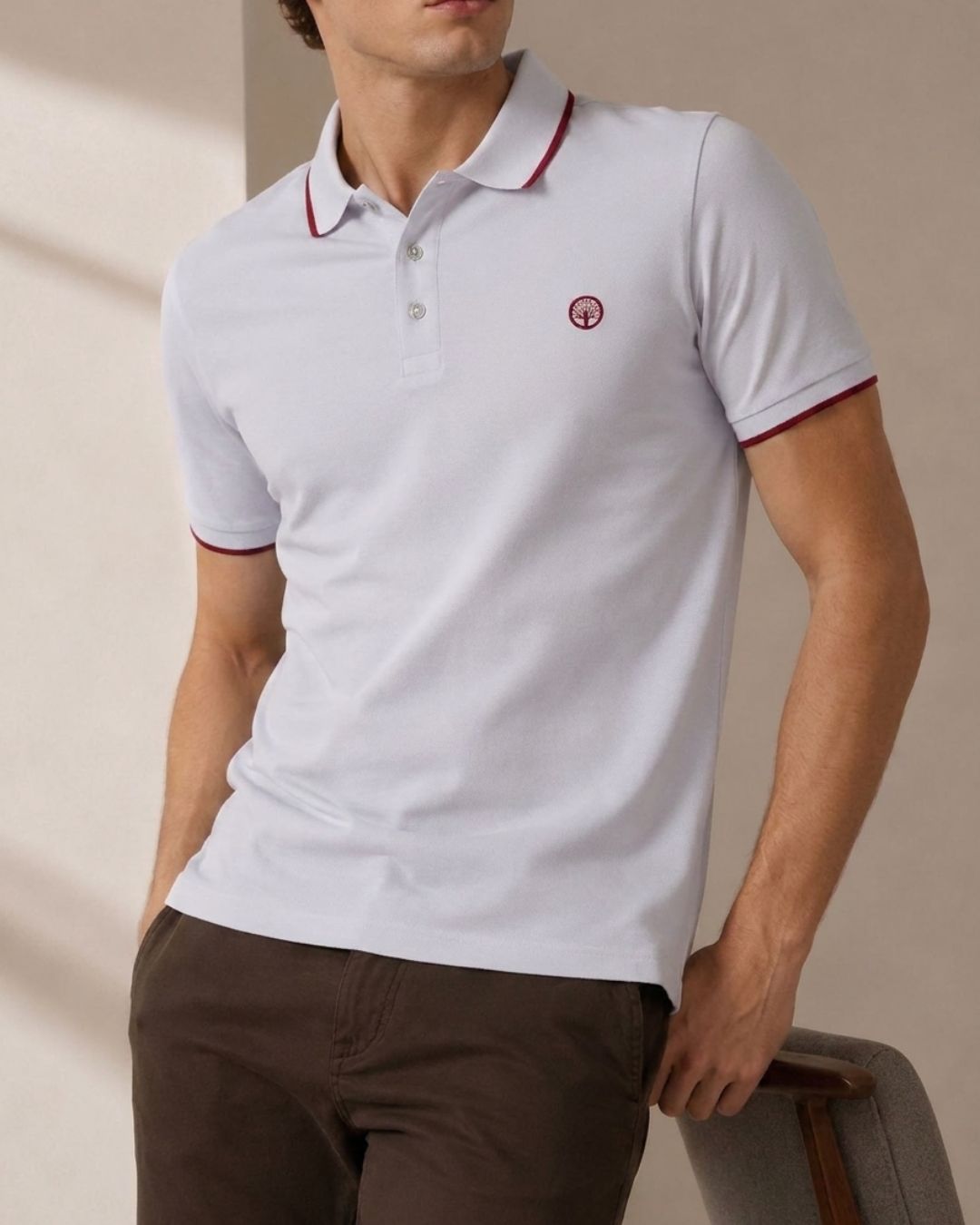 Camiseta Polo Pique Hombre Slim