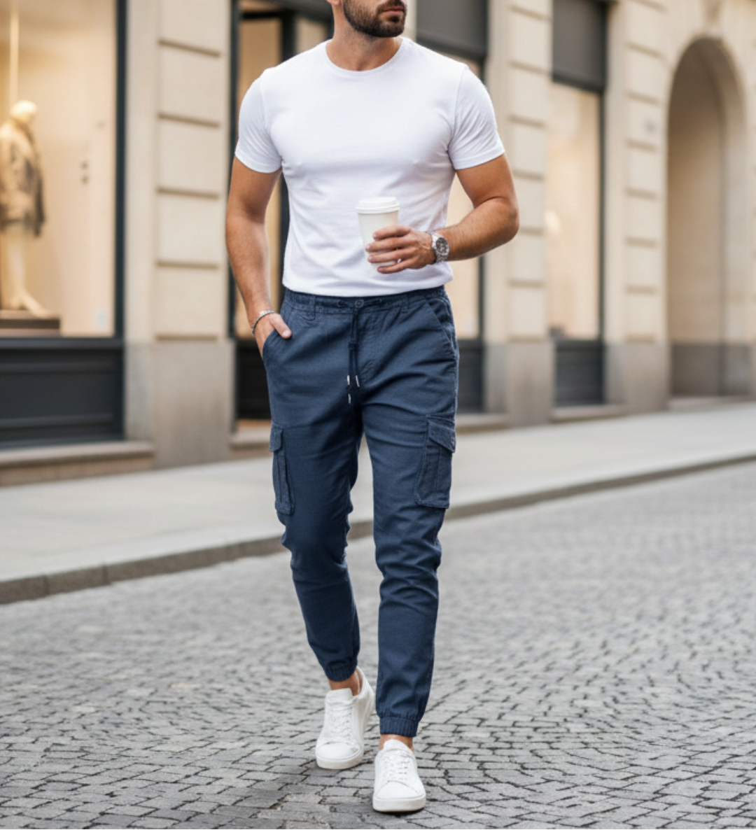 Jogger Cargo Rover Skinny - Purple Rain