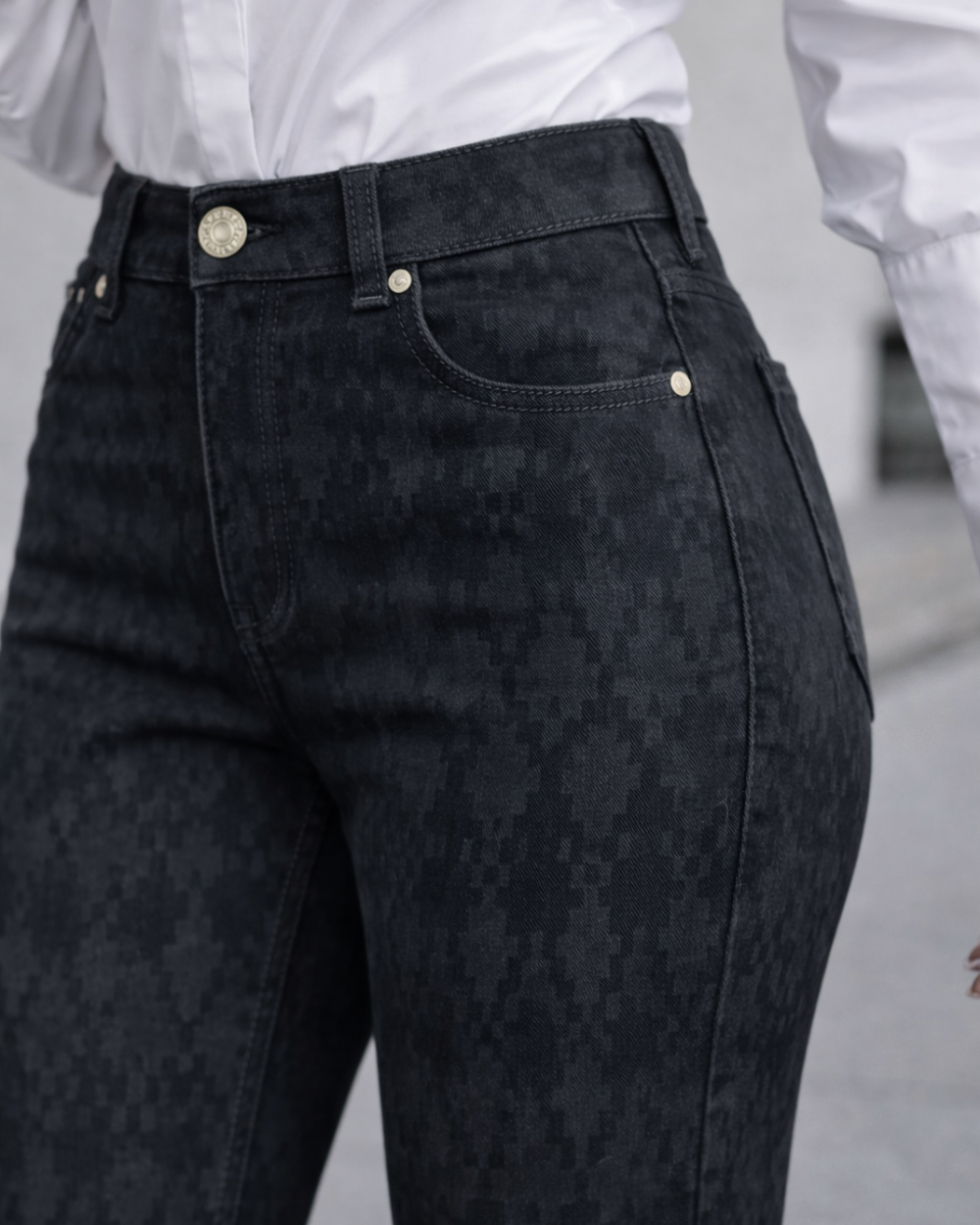 Pantalón Flare Obsidian Noir - Purple Rain