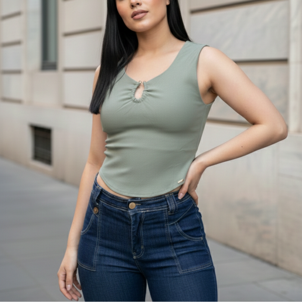 Top Selene Sculpted - Purple Rain