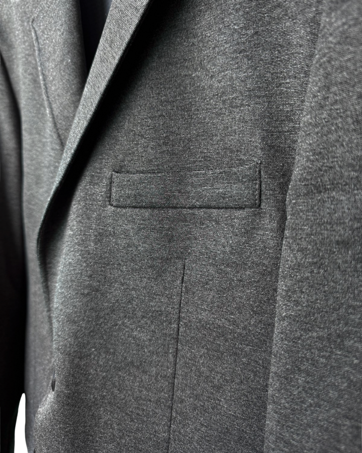 Blazer Gris Jaspei Algodón - Purple Rain
