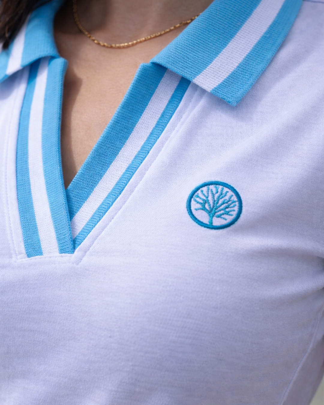 Polo Azure V-Neck - Purple Rain