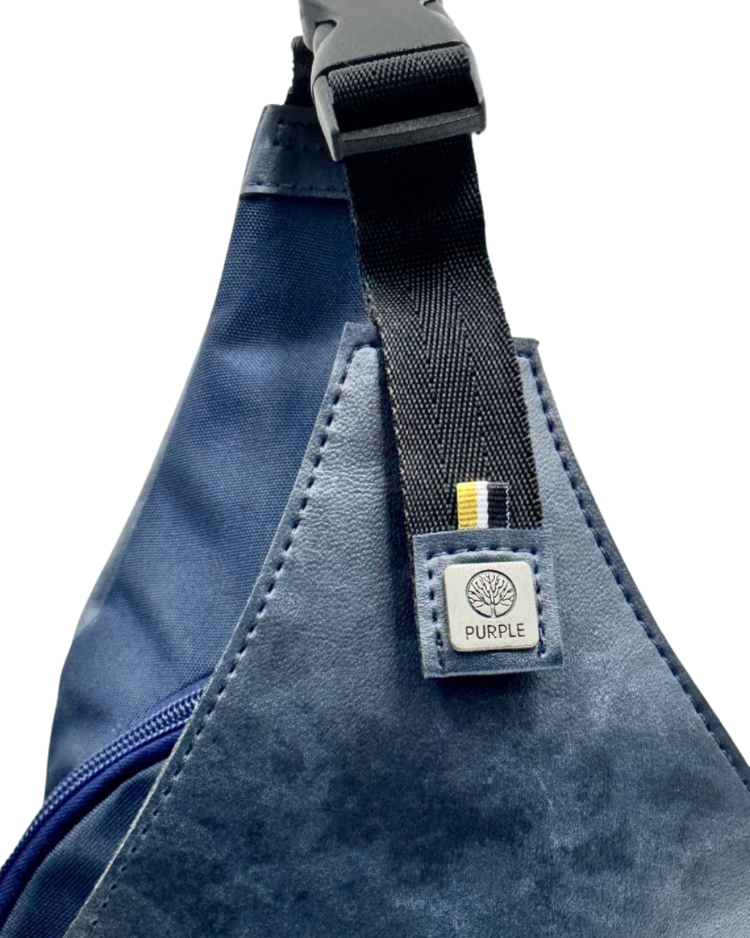 Morral Cruzado Azul Marmolado