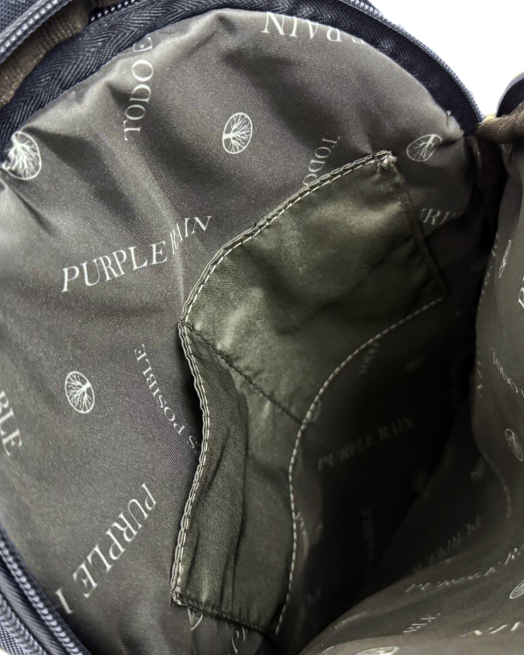 Morral Cruzado Azul Marmolado