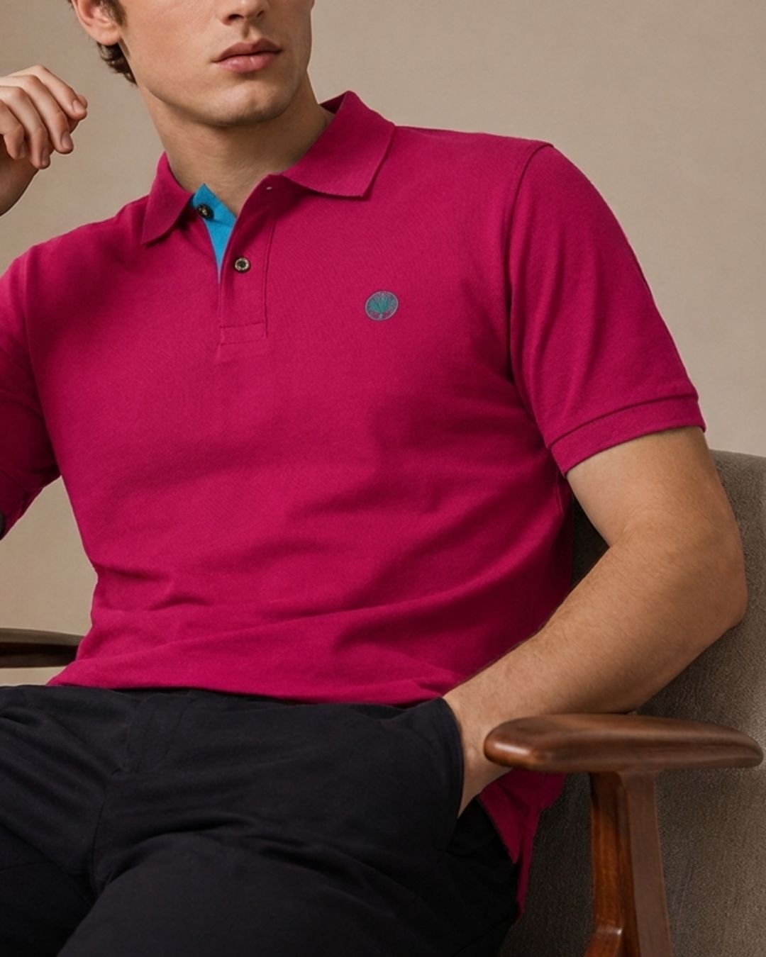 Camiseta Polo Pique Hombre Slim