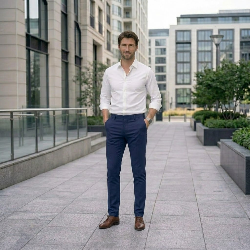 Pantalón Drill Microtextura Signature - Purple Rain