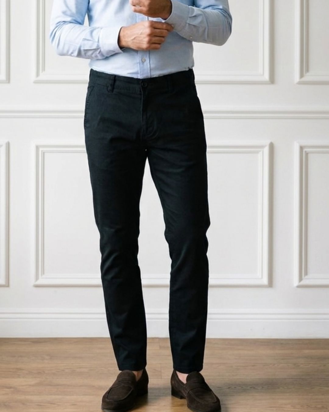 Pantalón Chino Hombre en Algodón Stretch