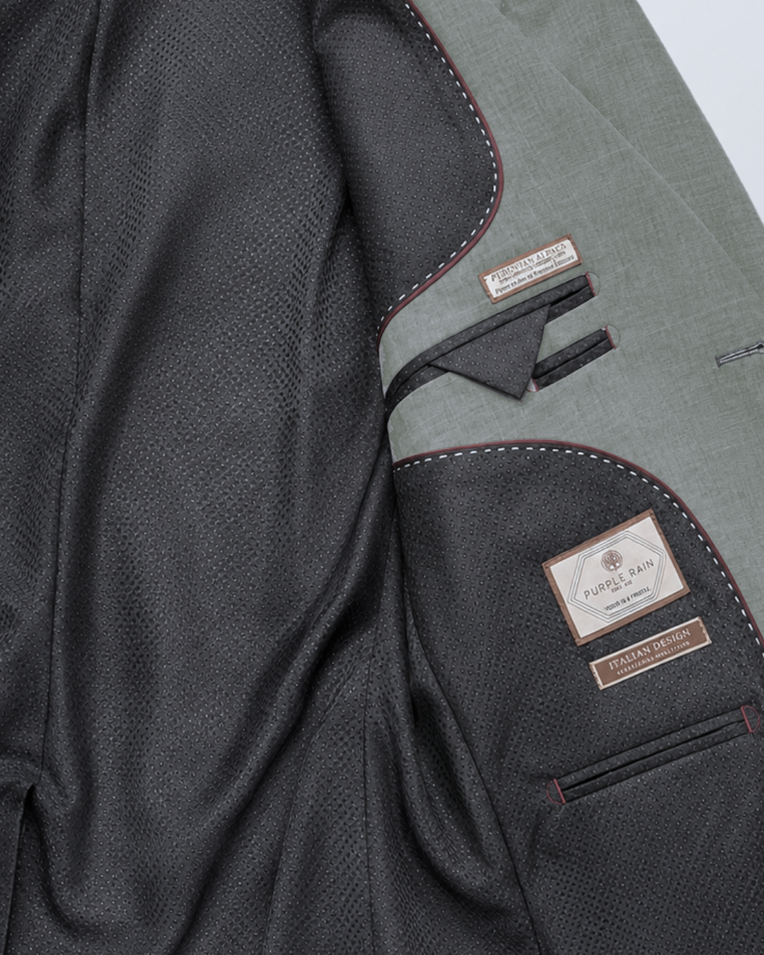 BLAZER HOMBRE TIPO PAÑO  gris verdoso