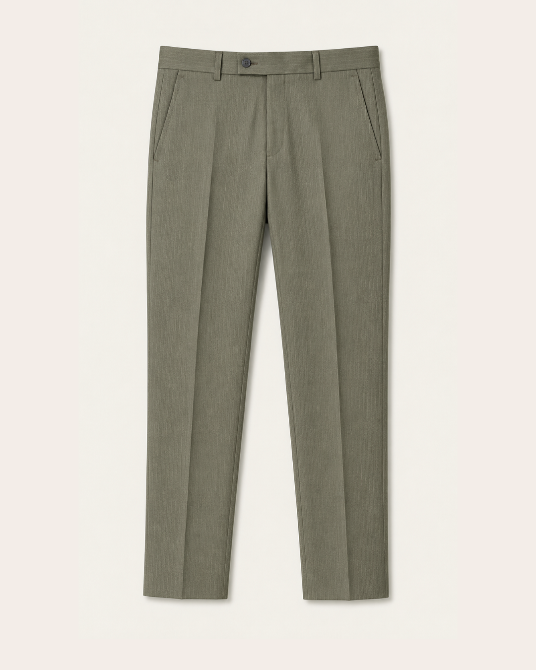Pantalón Sastrero Hombre Recto Tipo Paño verde oliva SALVATORE