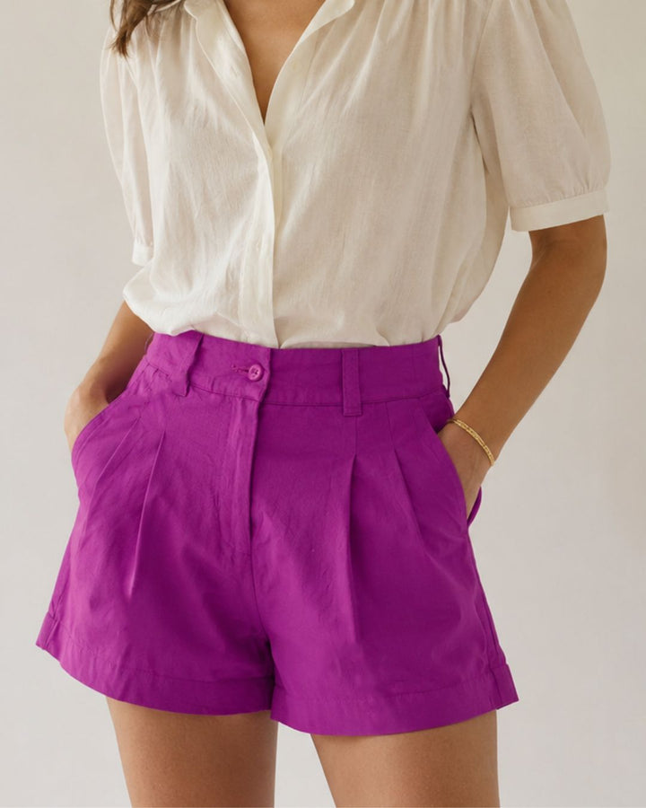 Short Capri Playero Tiro Alto