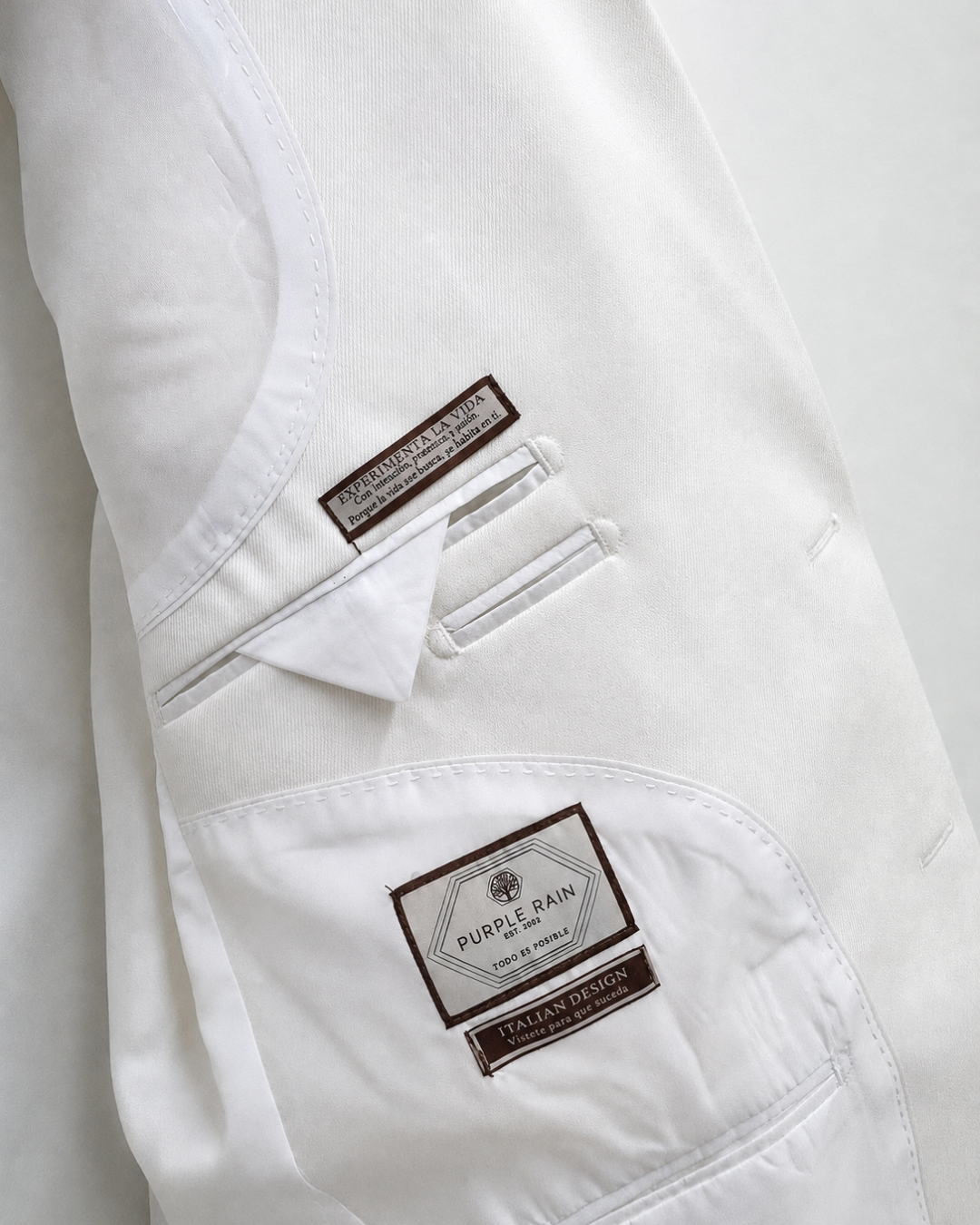 BLAZER HOMBRE TIPO PAÑO  Crudo