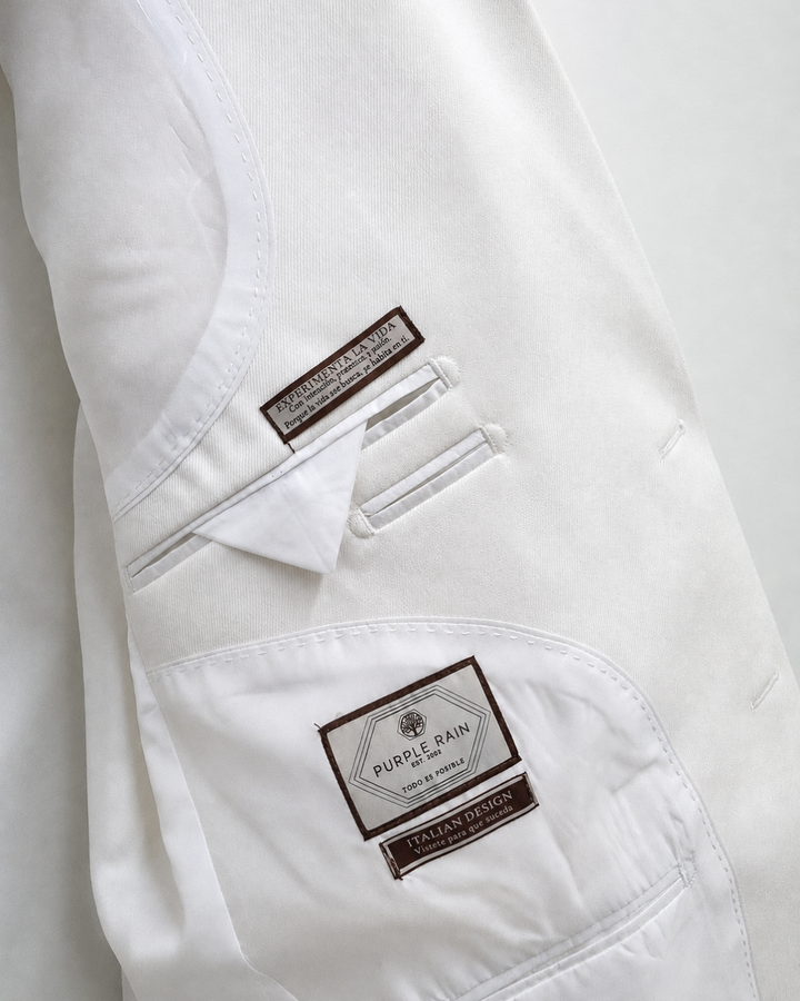BLAZER HOMBRE TIPO PAÑO  Crudo