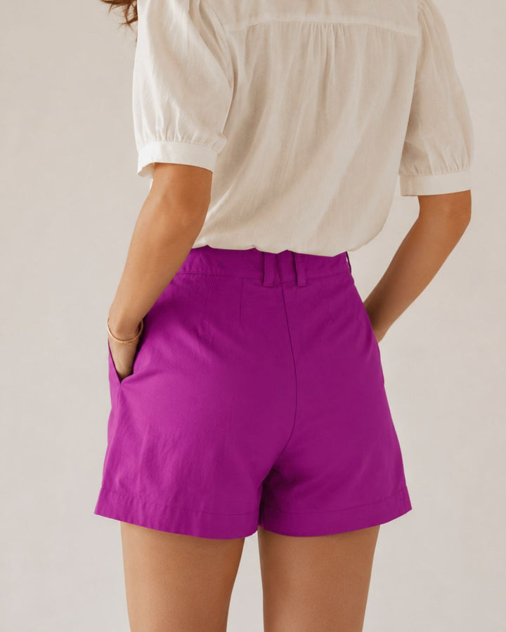 Short Capri Playero Tiro Alto