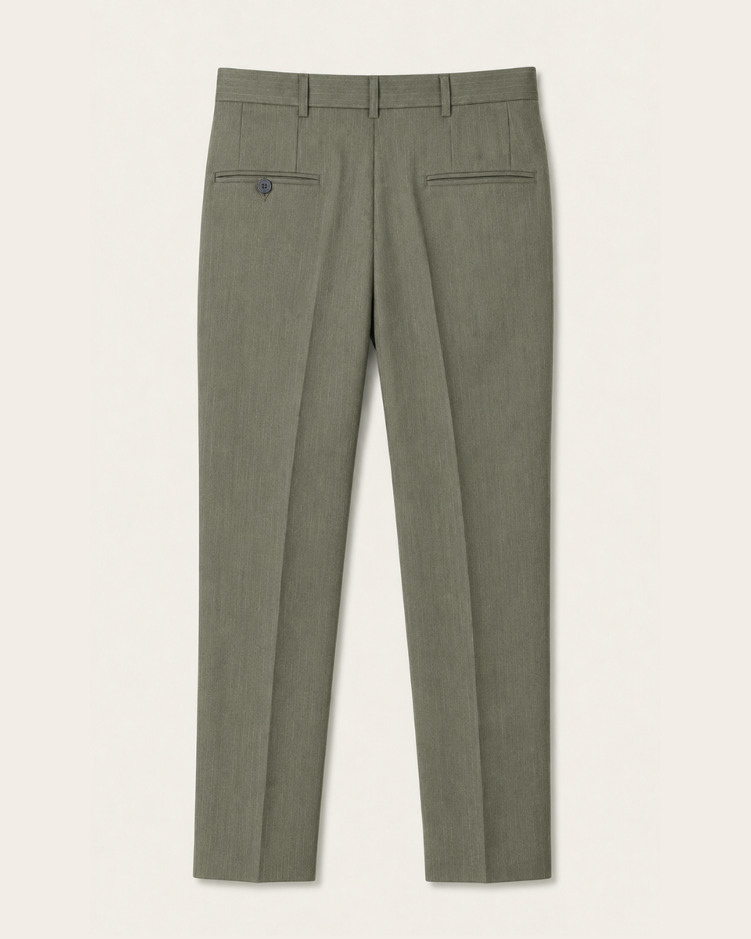 Pantalón Sastrero Hombre Recto Tipo Paño verde oliva SALVATORE