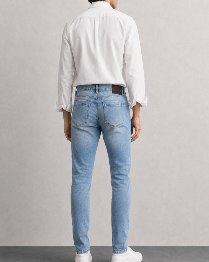 Jean Hombre Slim Denim Light Vintage