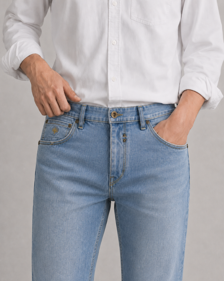 Jean Hombre Slim Denim Light Vintage