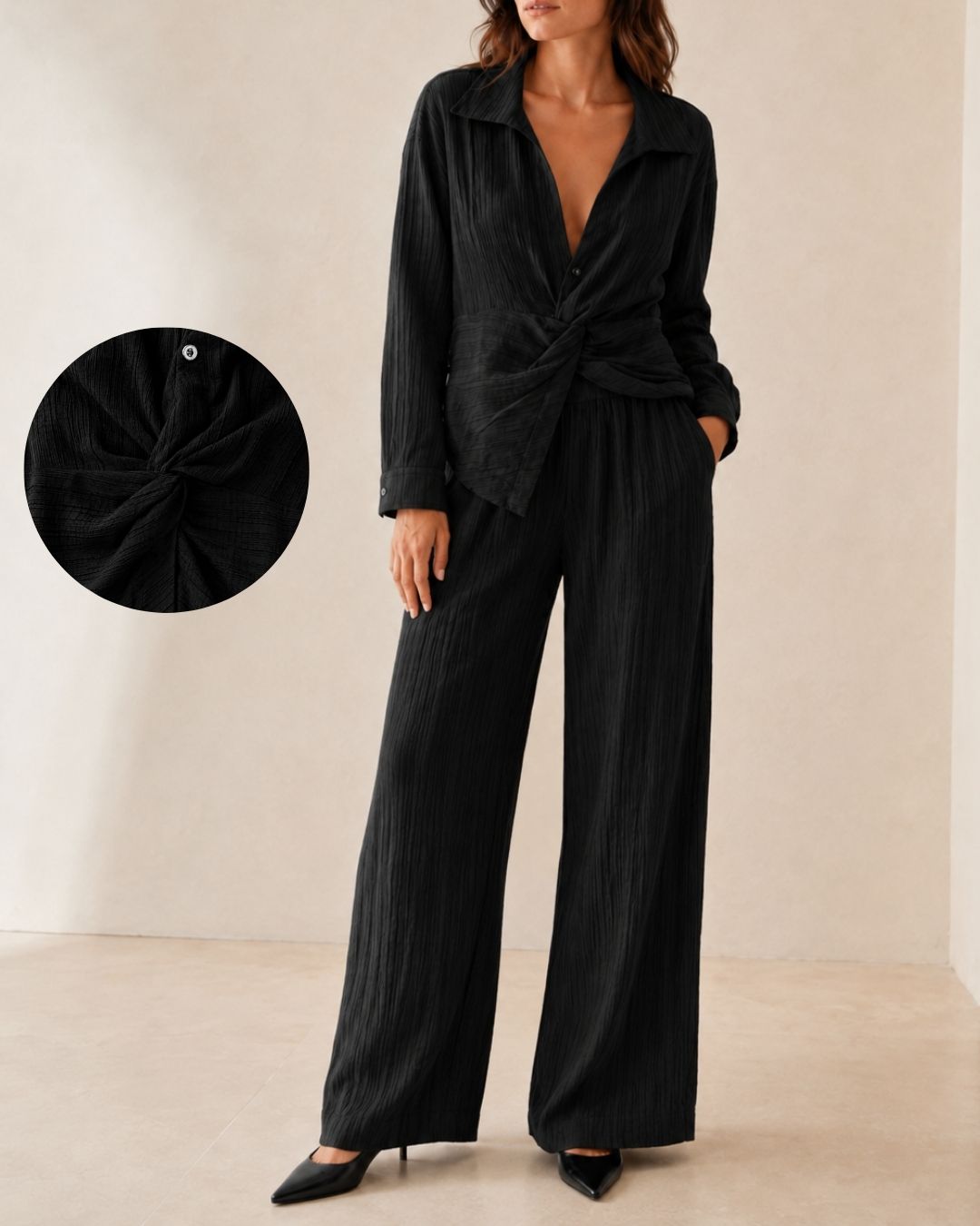 Conjunto Amelie en Rayón Texturizado