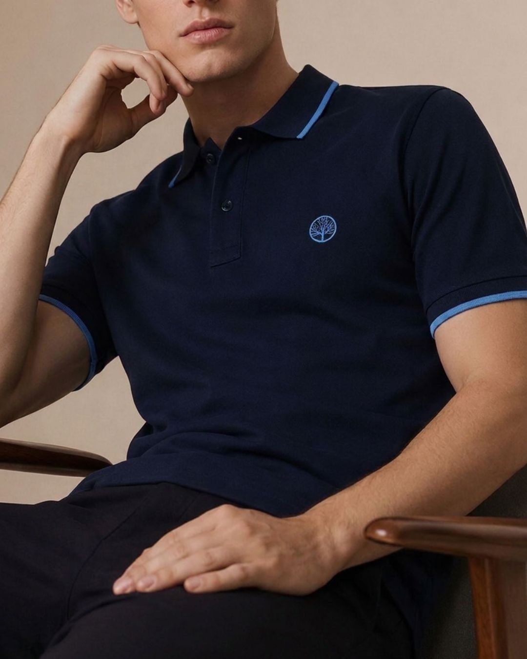 Camiseta Polo Pique Hombre Slim