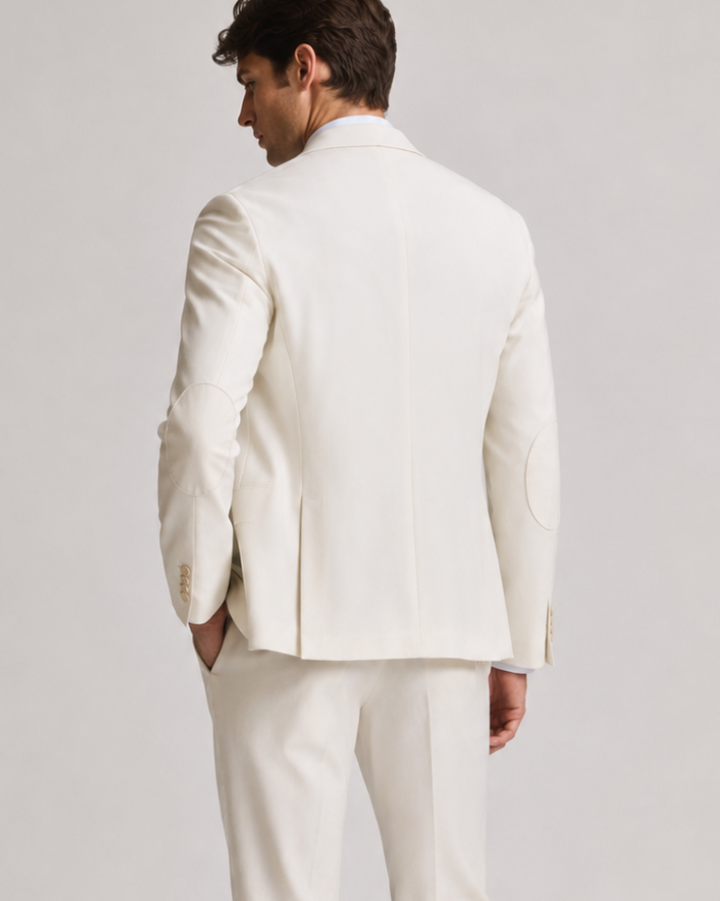 BLAZER HOMBRE TIPO PAÑO  Crudo