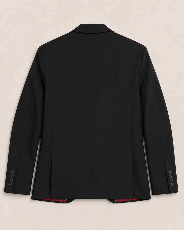 BLAZER HOMBRE TIPO PAÑO NEGRO