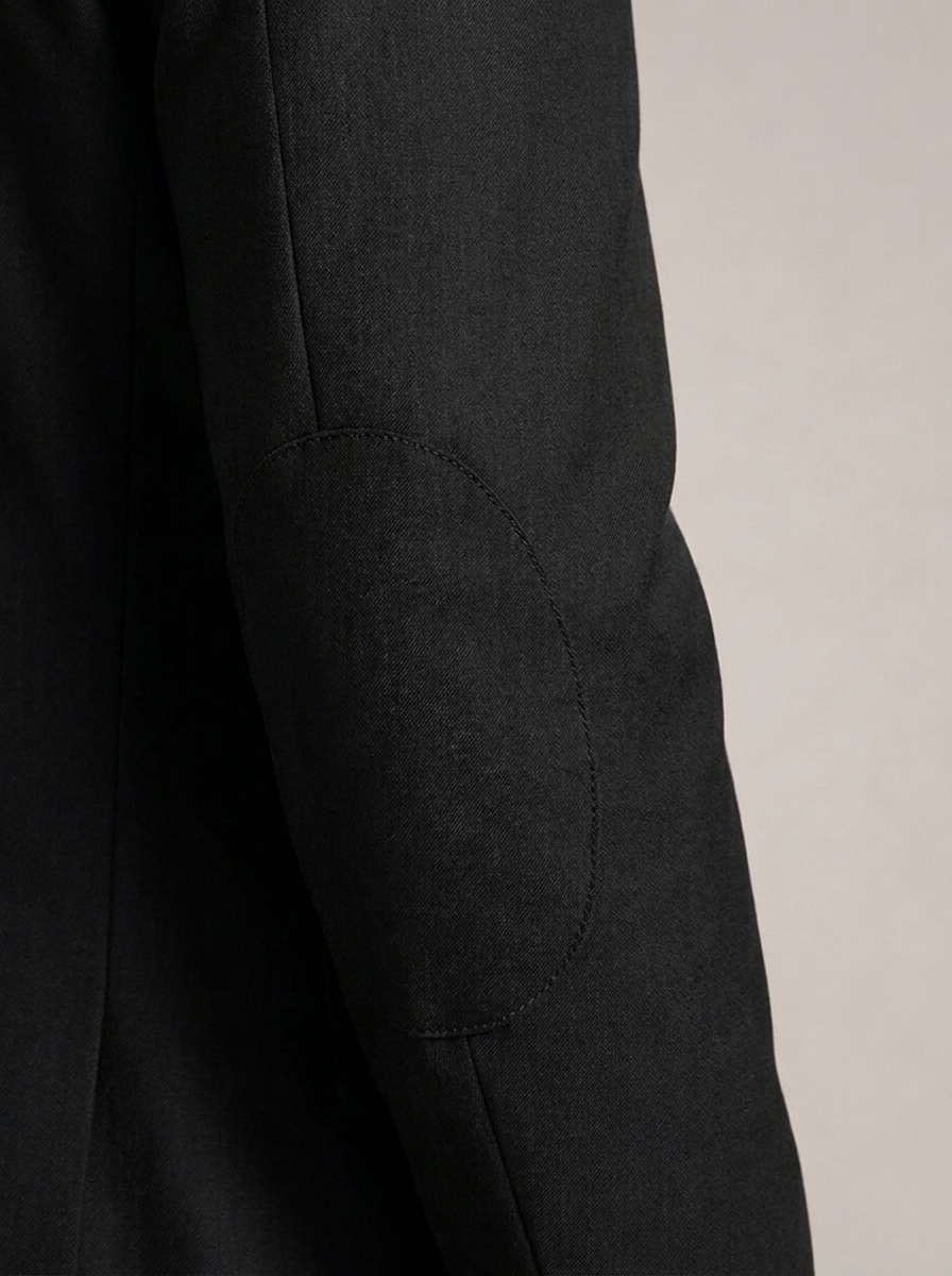 BLAZER hombre Negro con raya tiza Salvatore