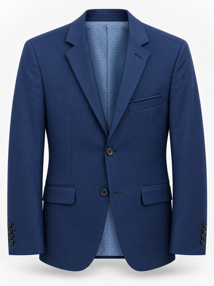 Traje Hombre Premium Azul Marino sin coderas