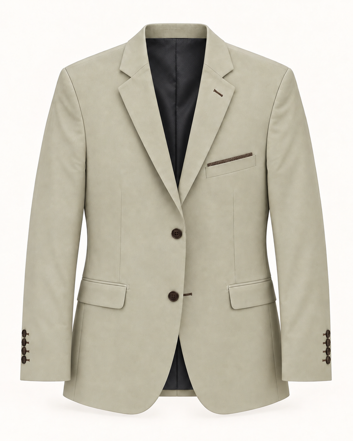 Traje Hombre Premium  beige arena