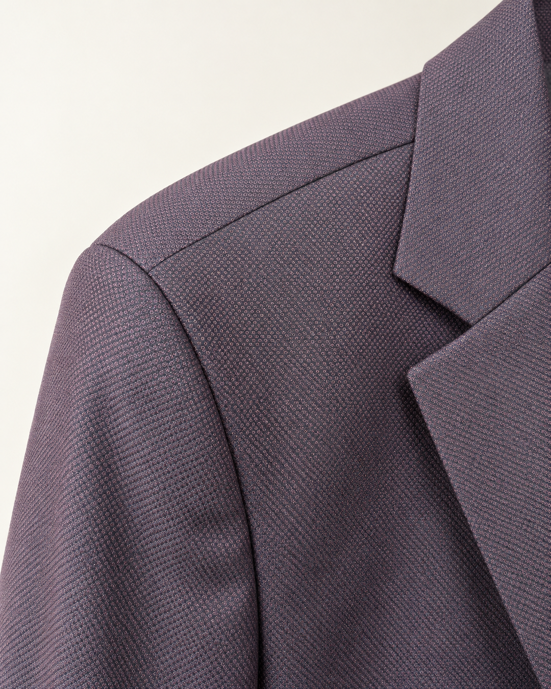 Traje Hombre Premium Ciruela Texturizado sin coderas