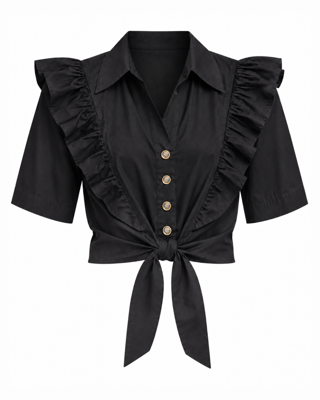 Blusa Dama con boleros  Amalfi - Purple Rain