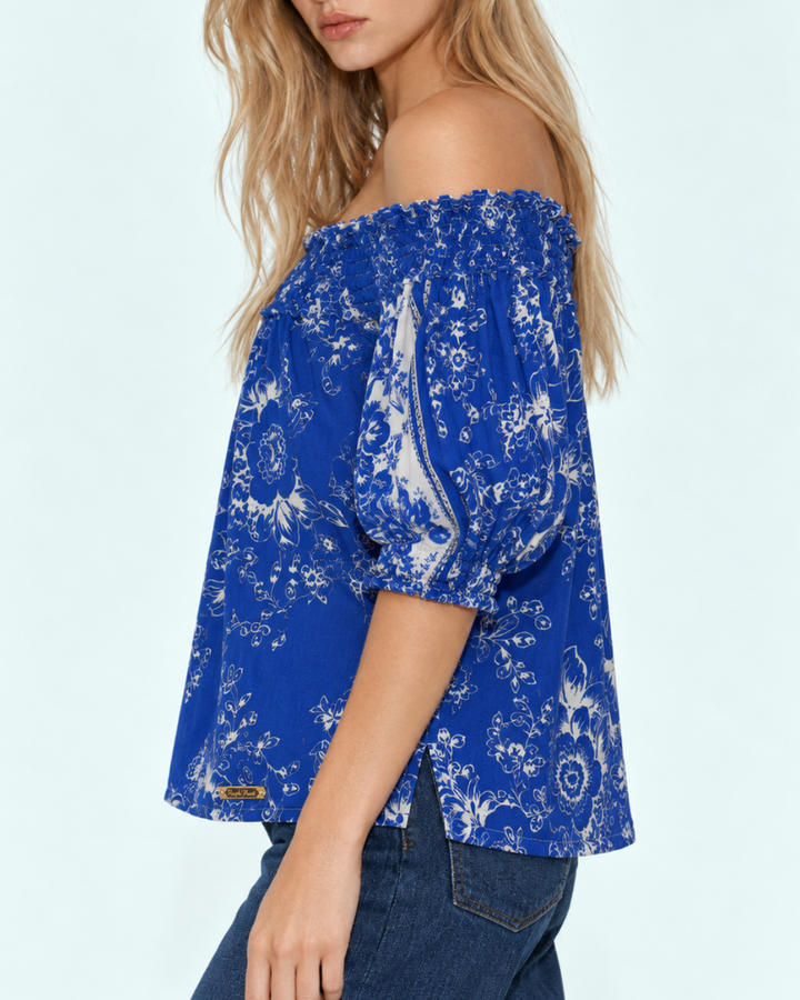 Blusa Dama Amalfi Floral con Top