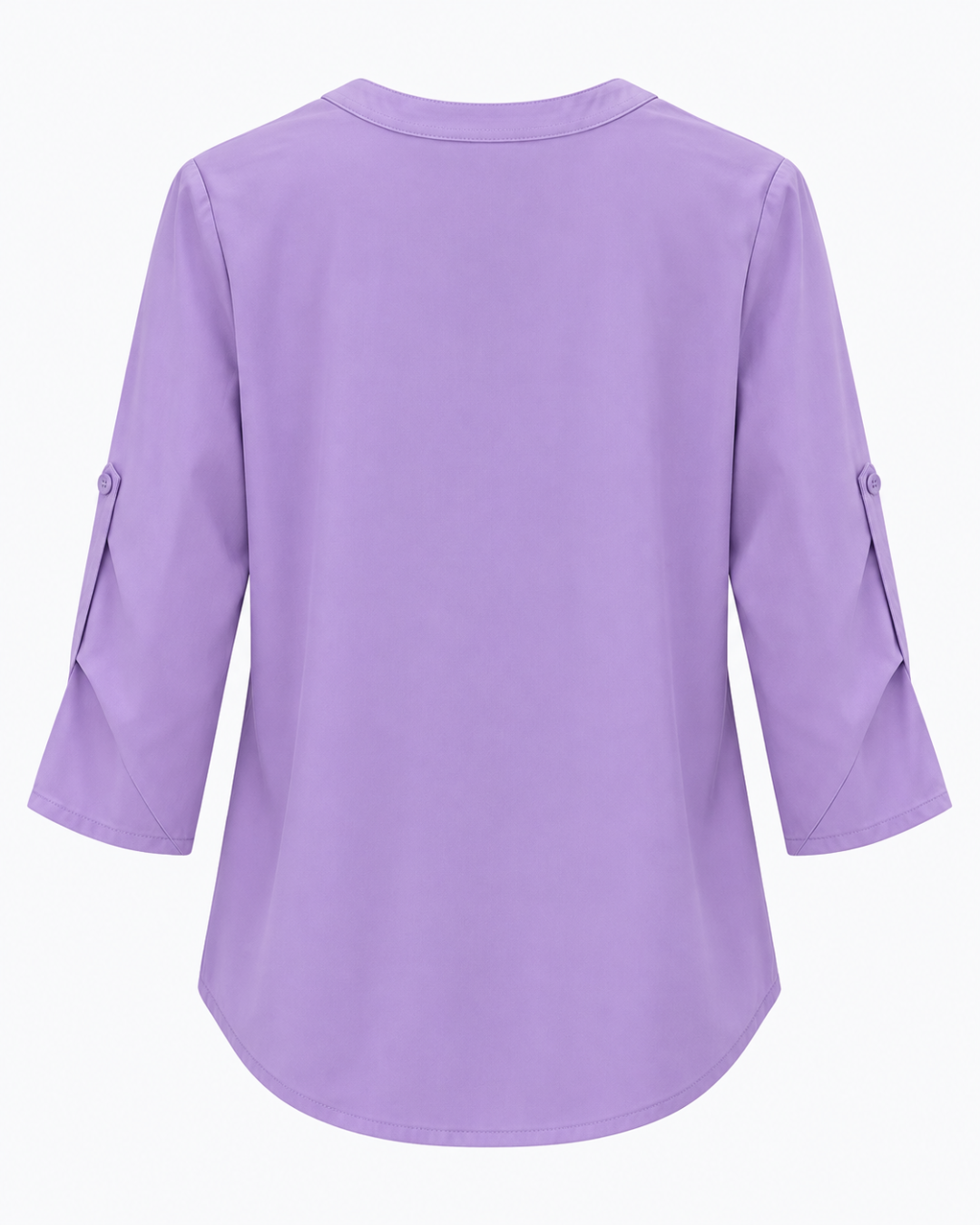 Blusa Dama Blusa Elegante Cuello V con Botones - Purple Rain