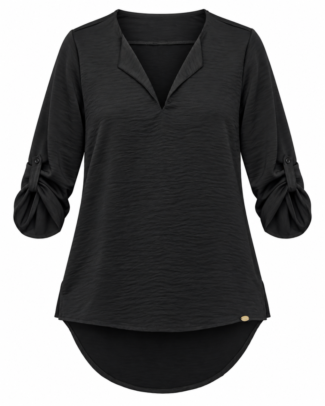 Blusa Dama Victoria Cuello Abierto y Manga ¾ - Purple Rain