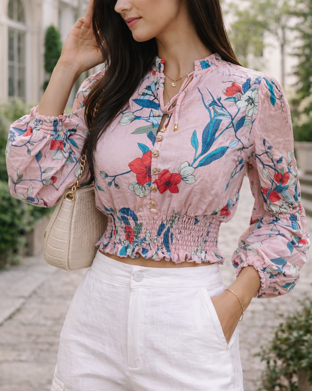 Blusa Floral Aura - Purple Rain