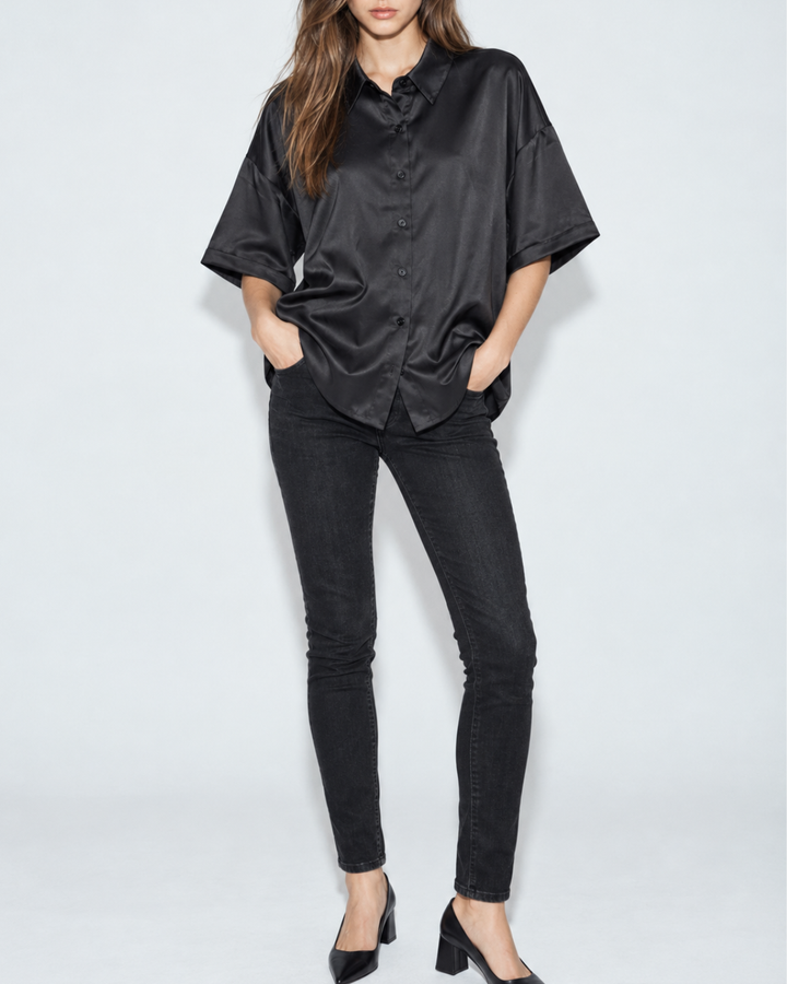 Blusa Dama Satin Aura