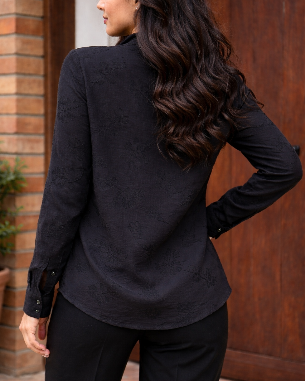 Blusa Manga larga Broadway Belle - Purple Rain