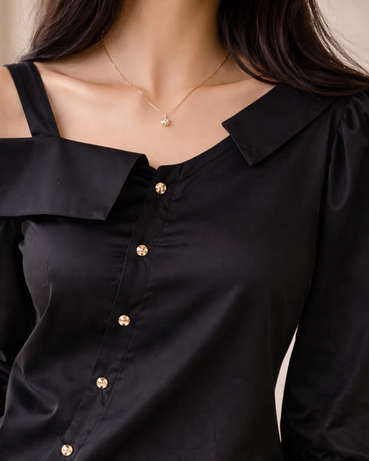 BLUSA BEAUTY IN BLACK - Purple Rain
