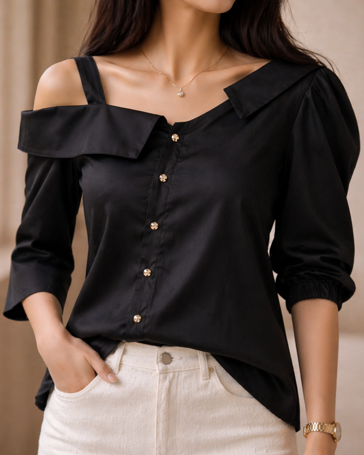 BLUSA BEAUTY IN BLACK - Purple Rain