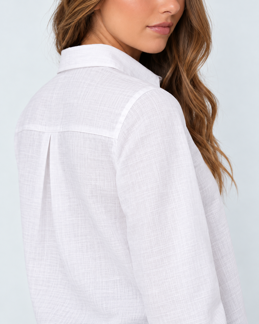 Blusa Dama ligera  Manga Larga con Textura