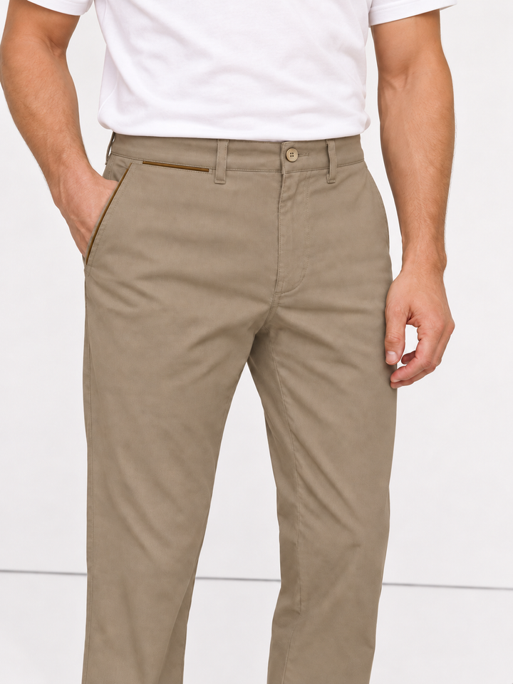 Pantalón Drill Hombre Slim Fit Premium Strech