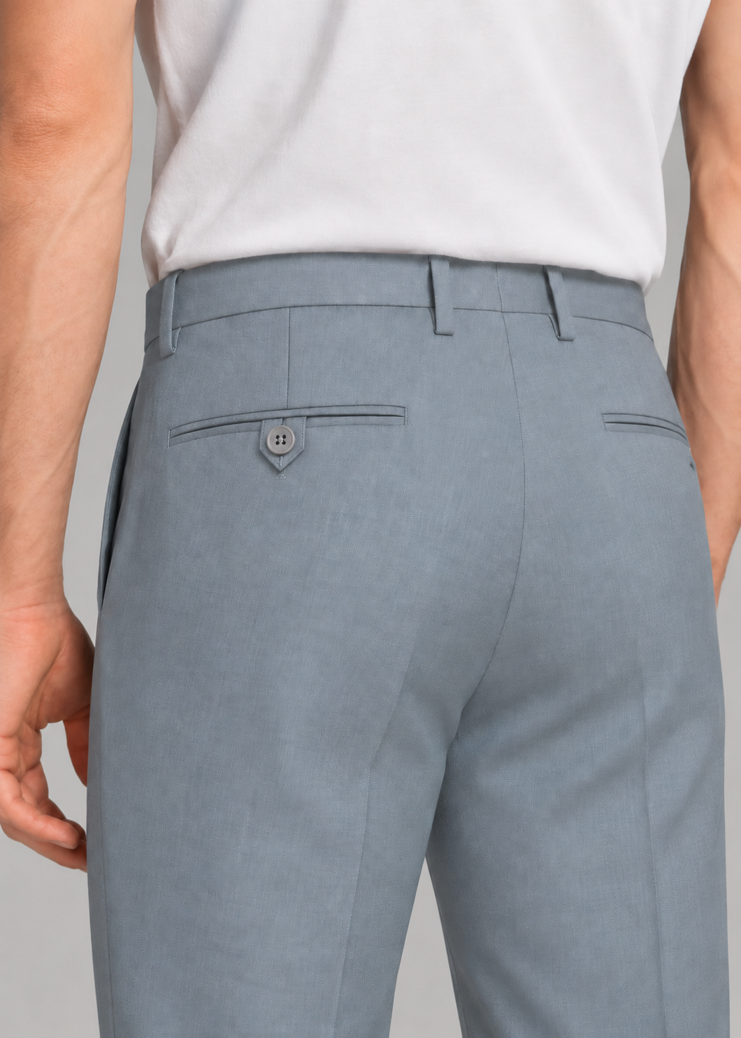 Pantalón Sastre Gris Azulado para Hombre