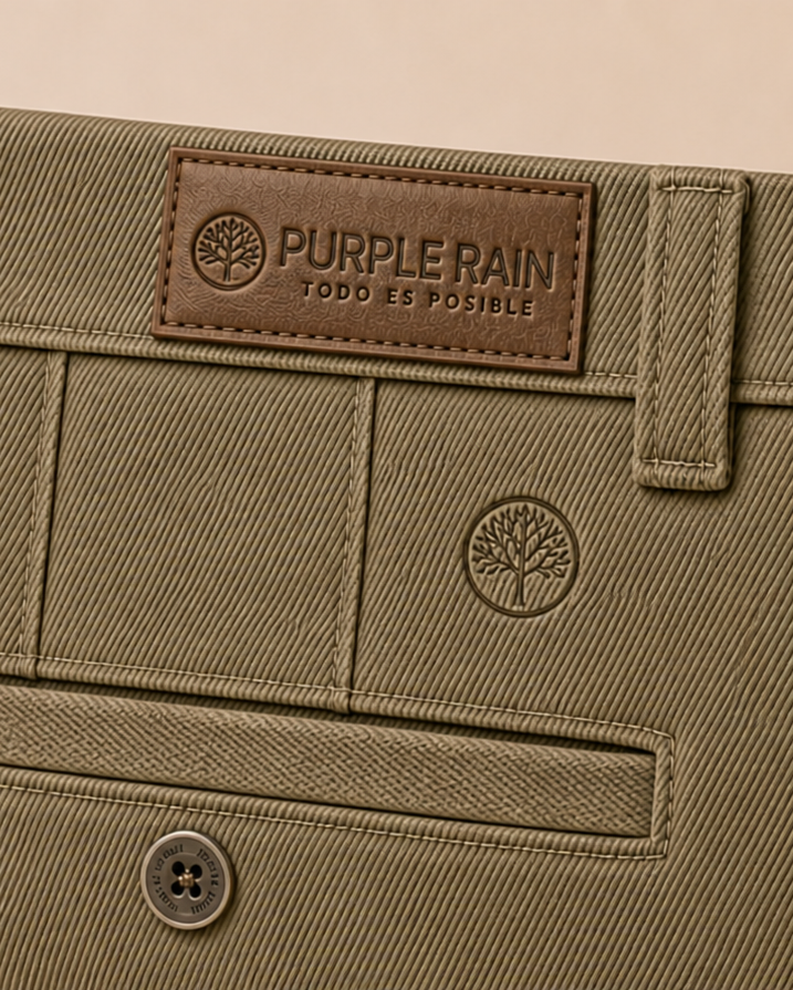Pantalón Drill Texturizado Luxury - Purple Rain