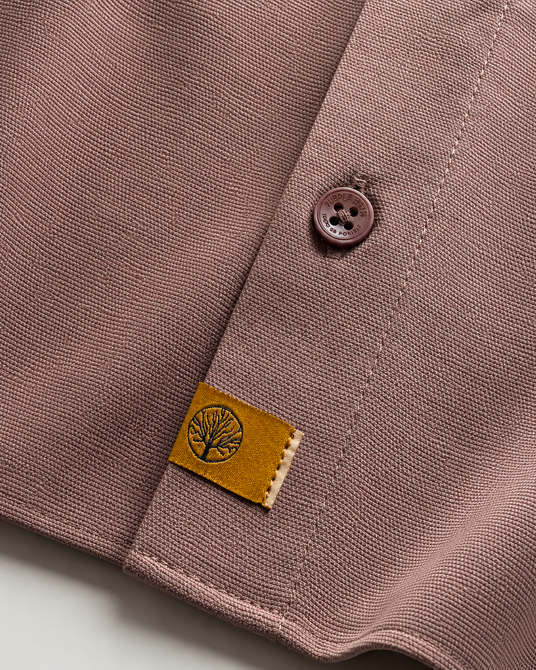 Camisa Texturizada Stretch Premium Hombre | Estilo Old Money – Purple Rain
