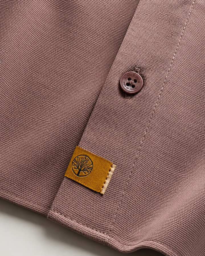 Camisa Texturizada Stretch Premium Hombre | Estilo Old Money – Purple Rain