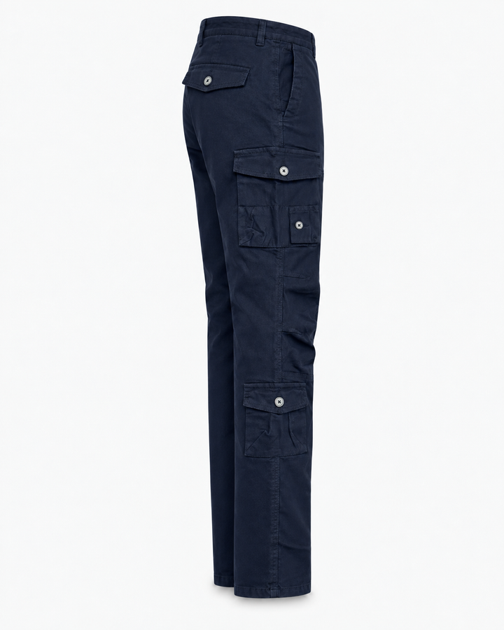Pantalón Cargo Hombre Drill Micropunto