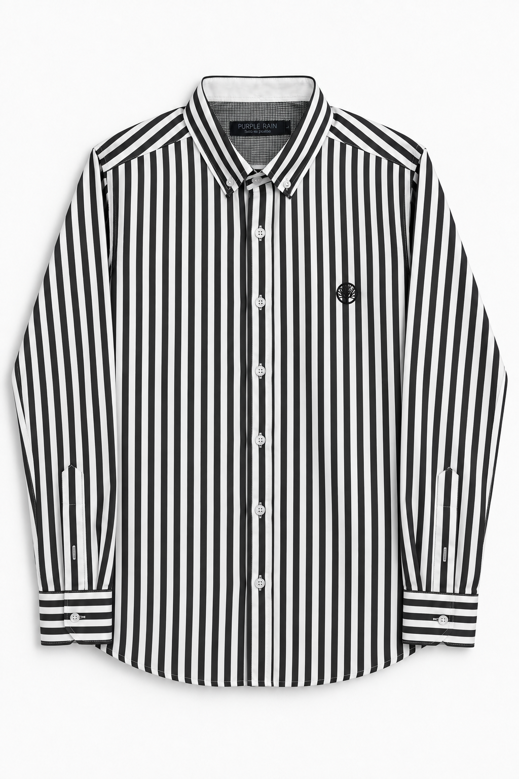 Camisa Rayas Manga Larga clásica