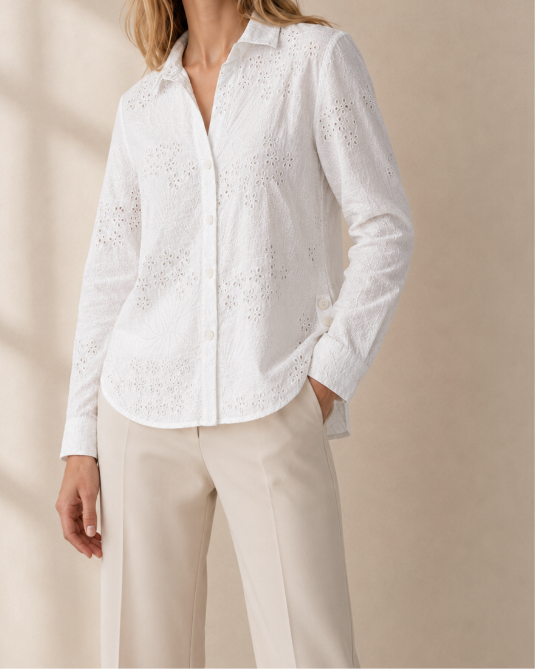 Camisa Bordada Ligera