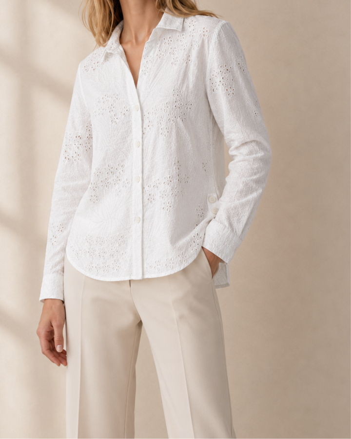 Camisa Bordada Ligera