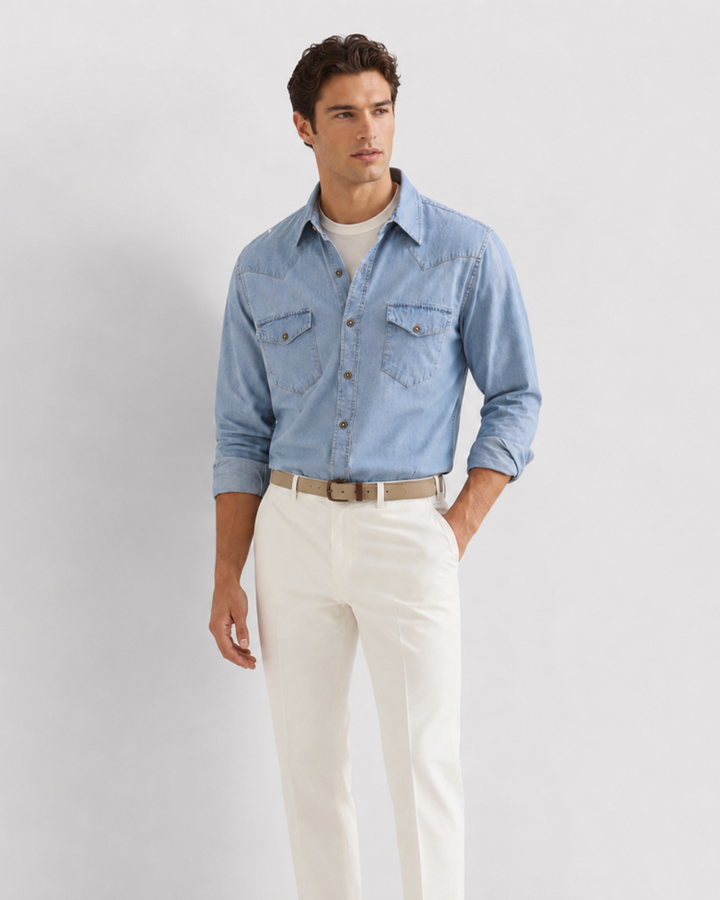 camisa de jean 