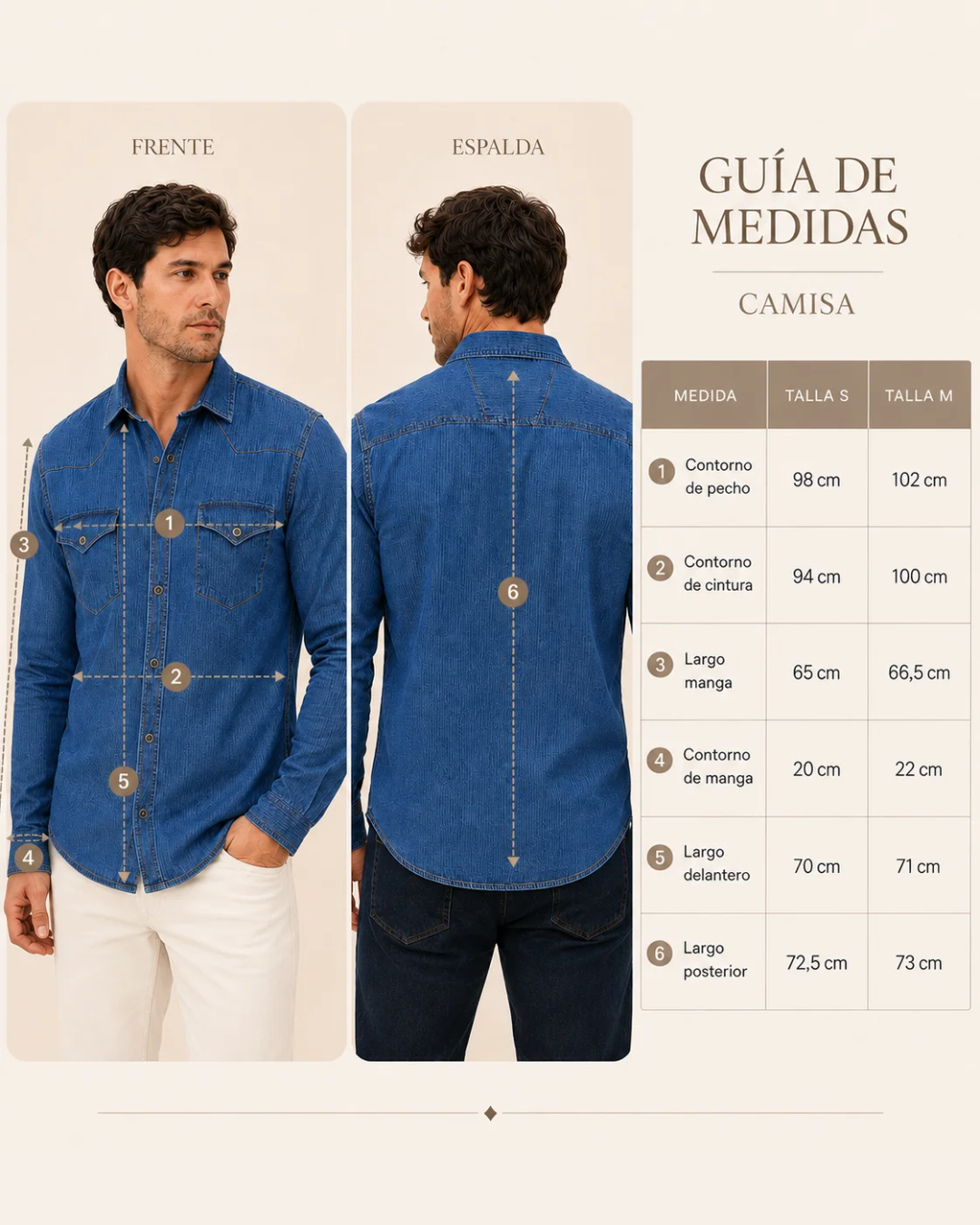 Camisa Denim Rayas