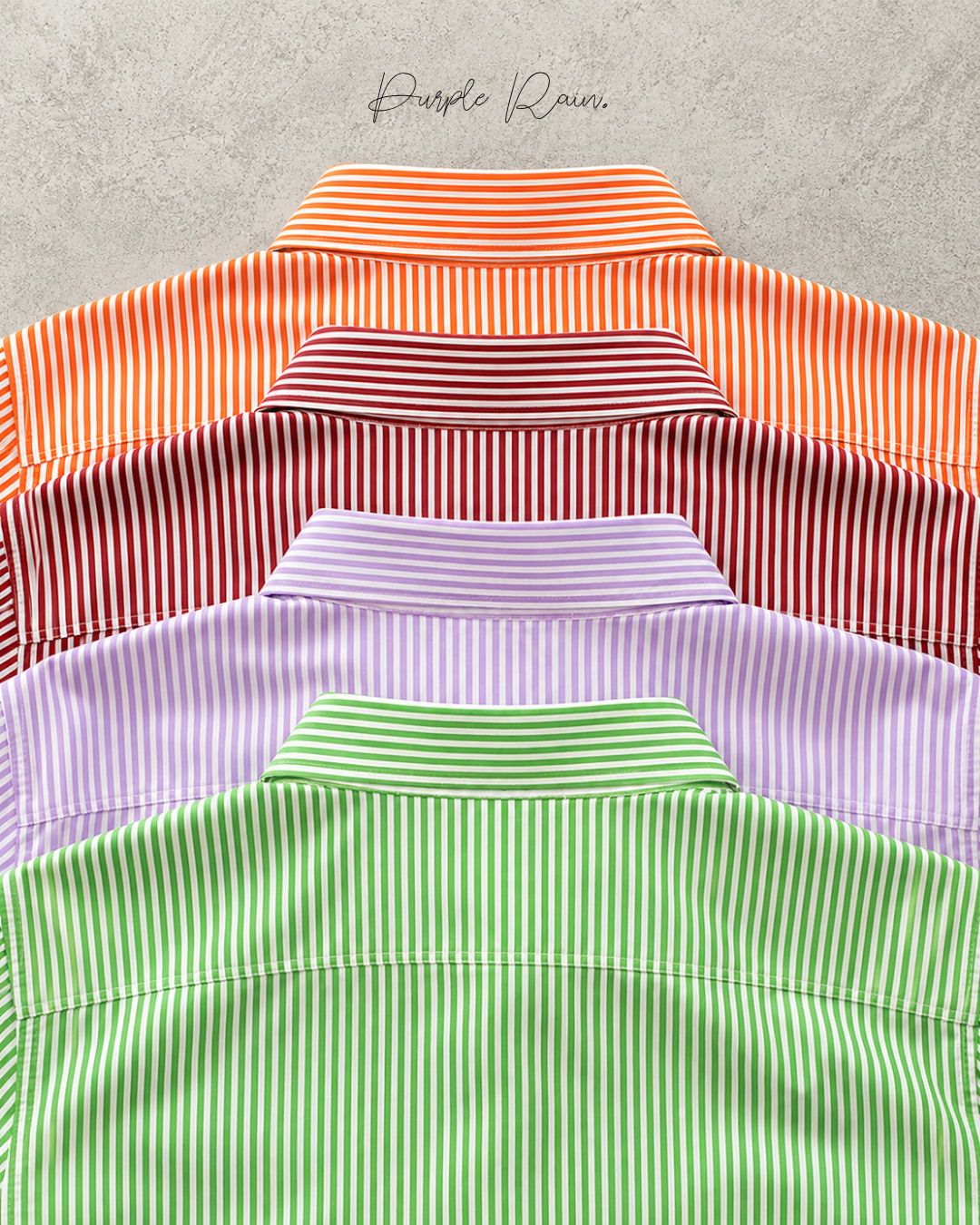 Camisa Esencial Hombre Manga Larga Raya Gruesa